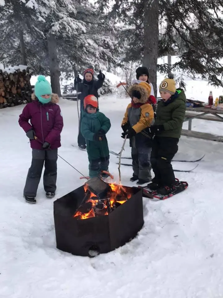 Hay River Ski Club firepit